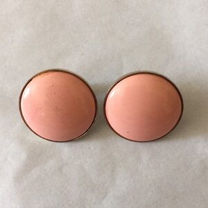Vintage peach earrings